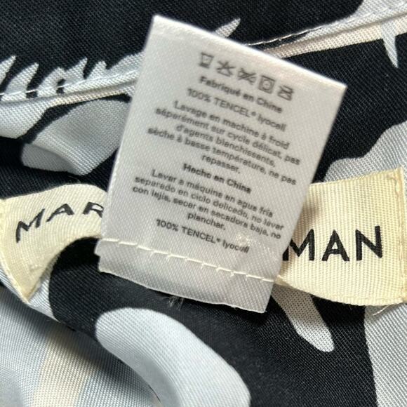 Mara Hoffman Anguilla Shirtdress Sleeveless Tropical Print Size Medium - Picture 15 of 16